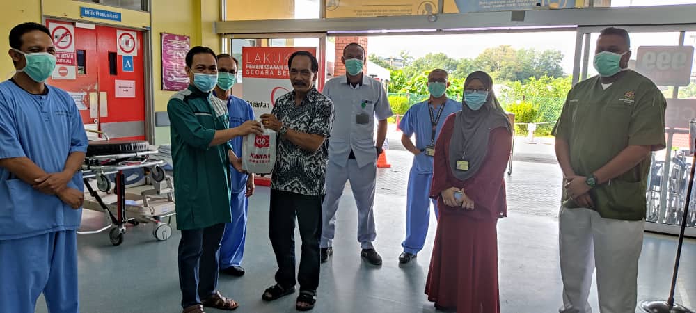 RINDU RAKAN SETUGAS DI HOSPITAL
