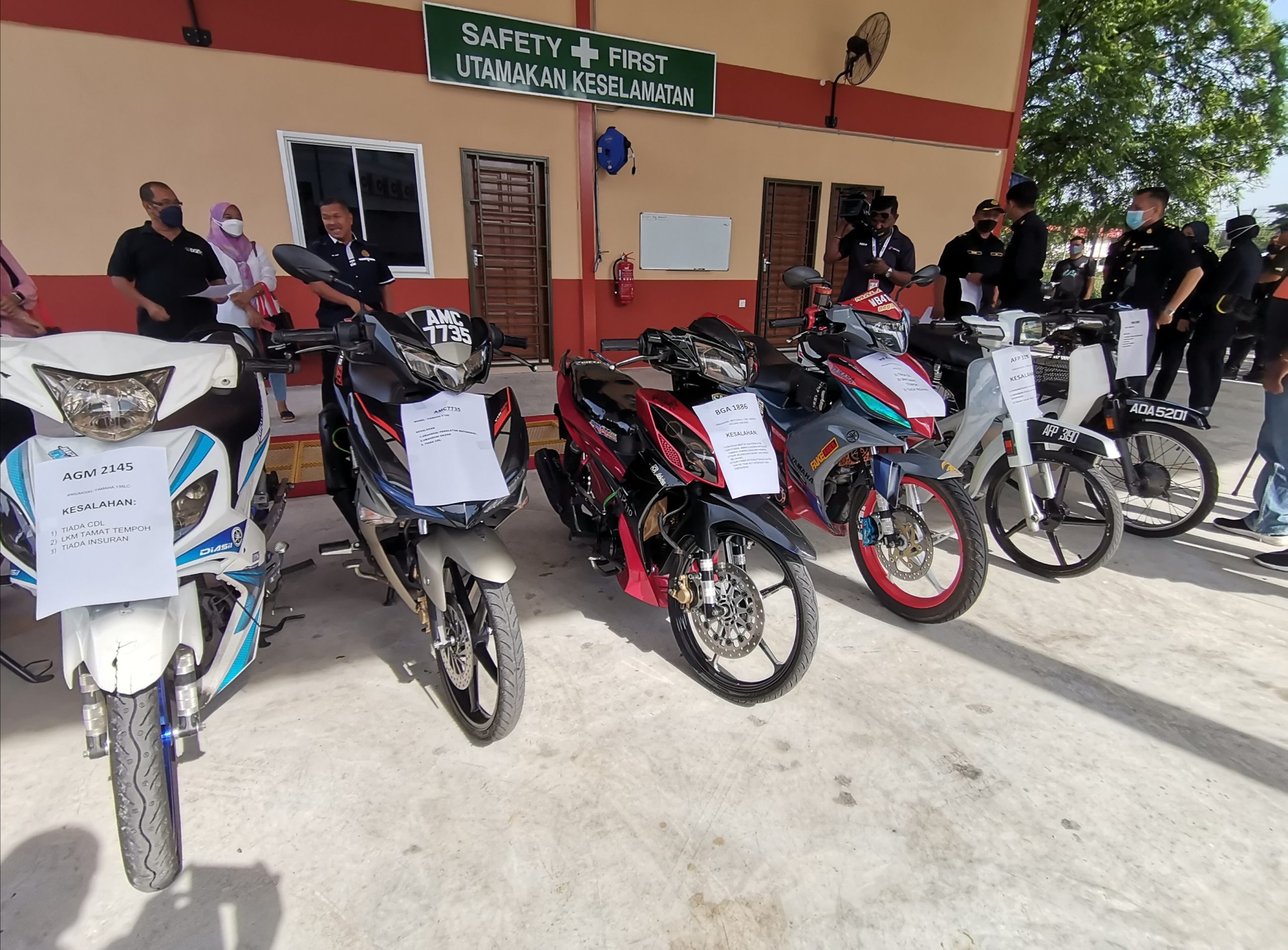 Tayar sotong, ubah suai ekzos antara kesalahan dikesan sepanjang Ops Lejang