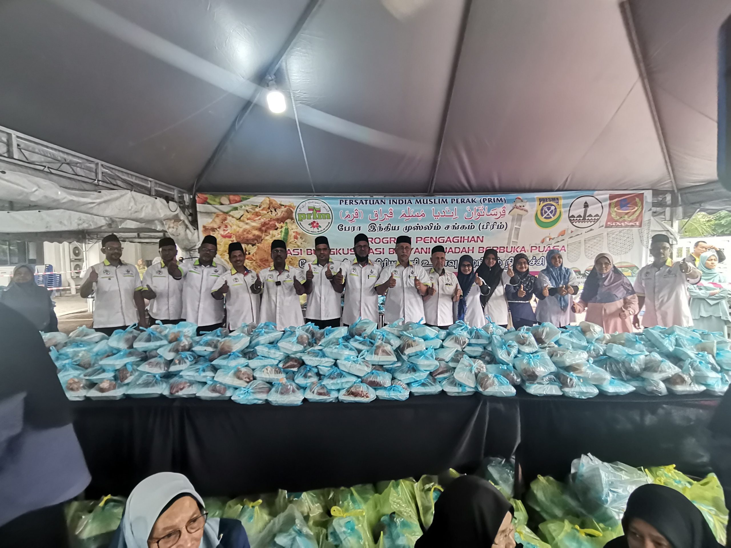 PRIM Perak agih 7,000 nasi beriani percuma untuk berbuka puasa