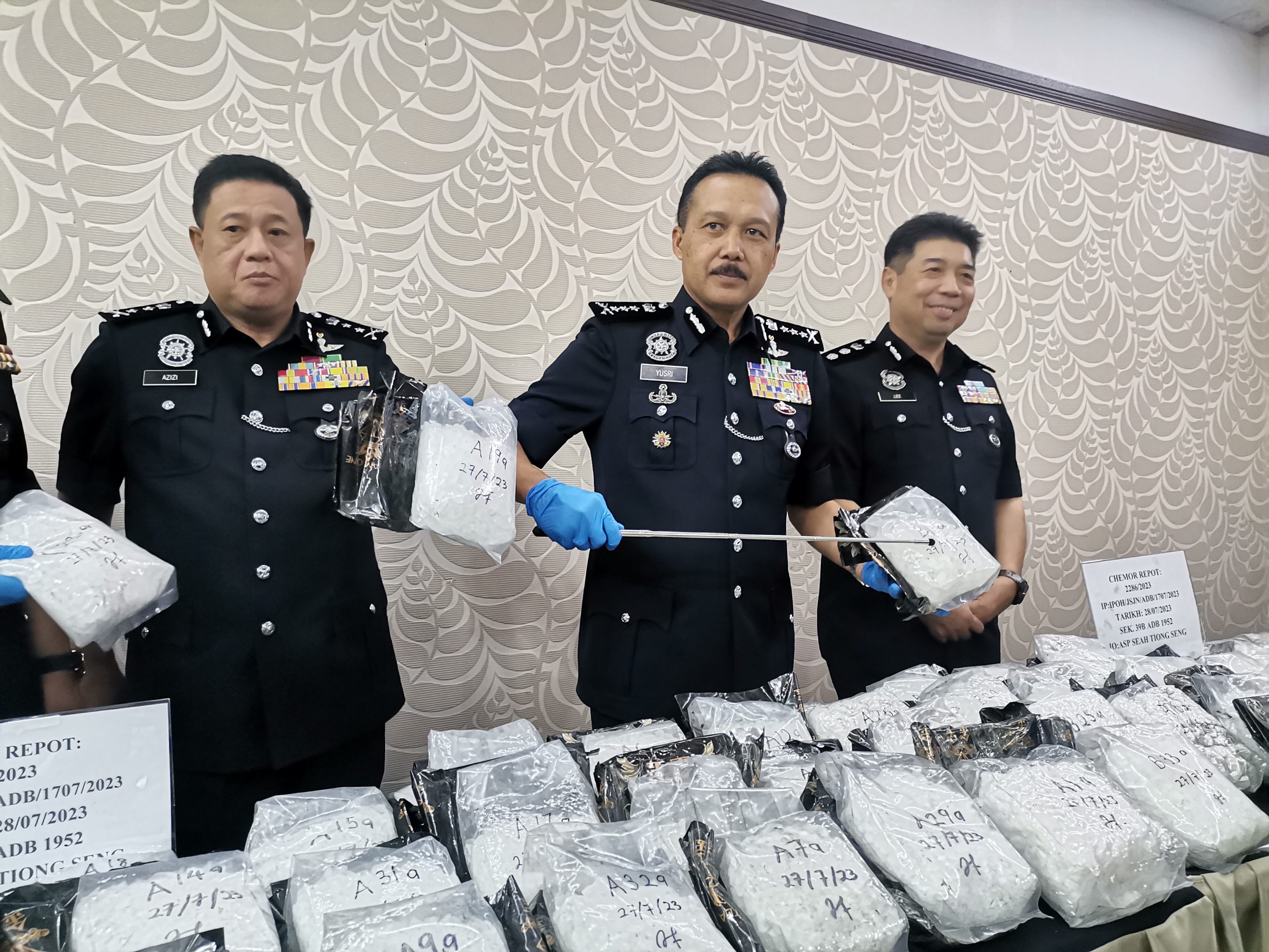 72 kg syabu dirampas bernilai RM2.5 juta