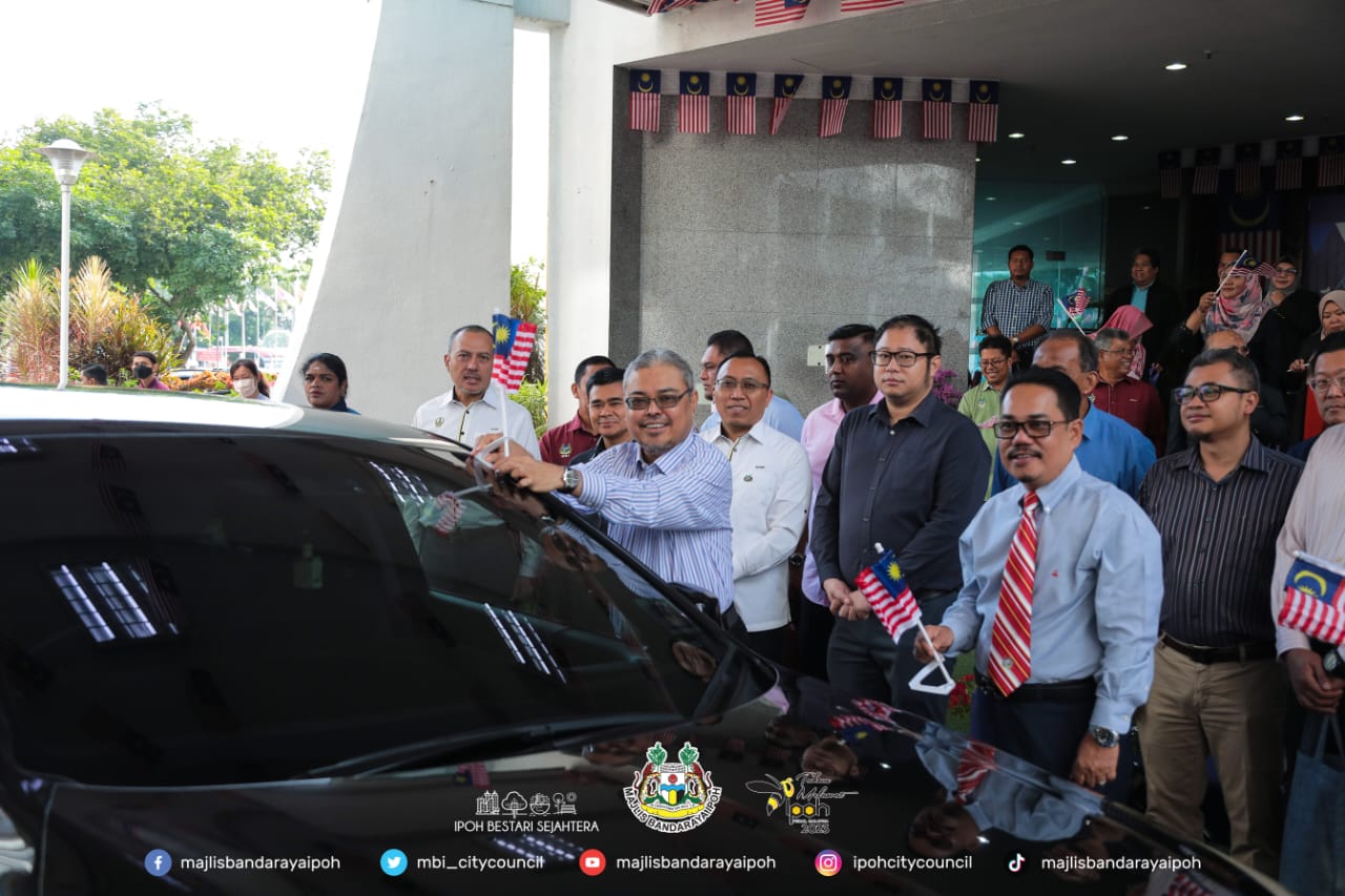 Beri nasihat dulu, jika gagal pasang, kibar Jalur Gemilang akan kena kompaun - Datuk Bandar Ipoh
