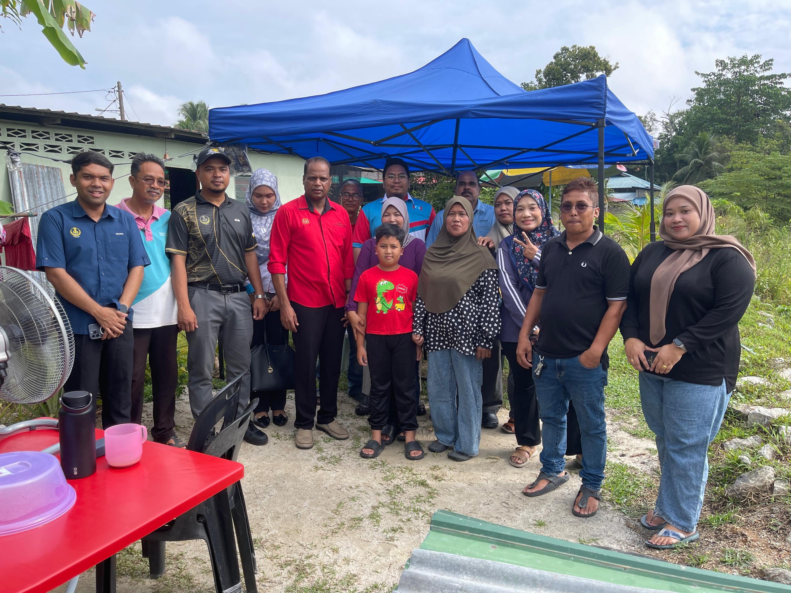 Ahli Perlimen Sg Siput ziarah kasih 4 keluarga