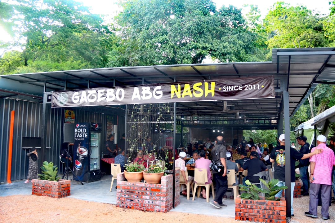 GAZEBO ABANG NASH BUKA CAWANGAN KE-5 DI RTC GOPENG